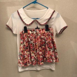 3/$30 (Used) Peter Pan Collar 2 piece set